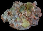 Apatite Crystals with Magnetite & Quartz - Durango, Mexico #64024-2